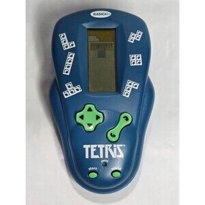 Tetris Electronic Handheld Pocket Video Game Radica 2000 Untested